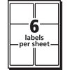 Avery Matte Clear Easy Peel Mailing Labels, Laser Printers, 3.33 x 4, PK60 15664